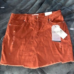 Dusty Orange Skirt